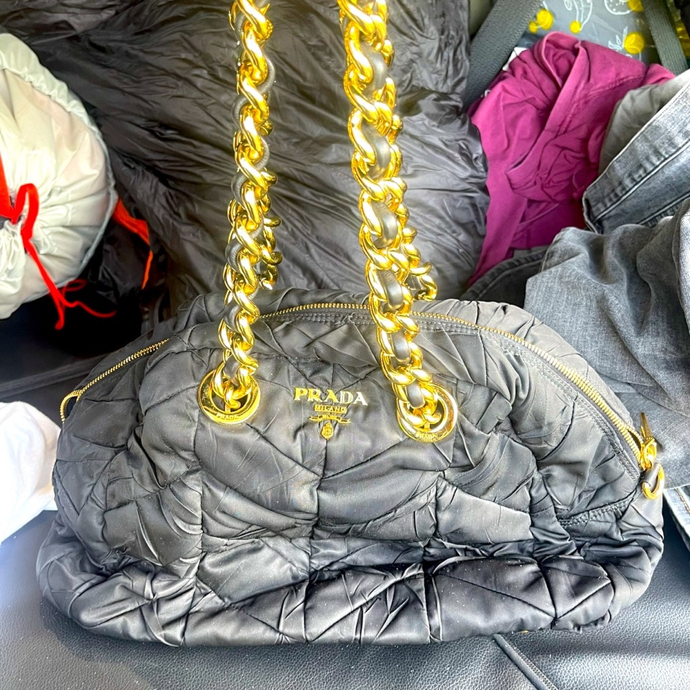 Prada bag: Prada tessuto catena (BLO407)